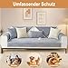 kogxscej Sofabezug Ecksofa l Form Wasserdicht，sofaschoner rutschfest Hund Katze Couch Überzug Ecksofa u Form Decke Universal 3/2/4/1sitzer Sofa