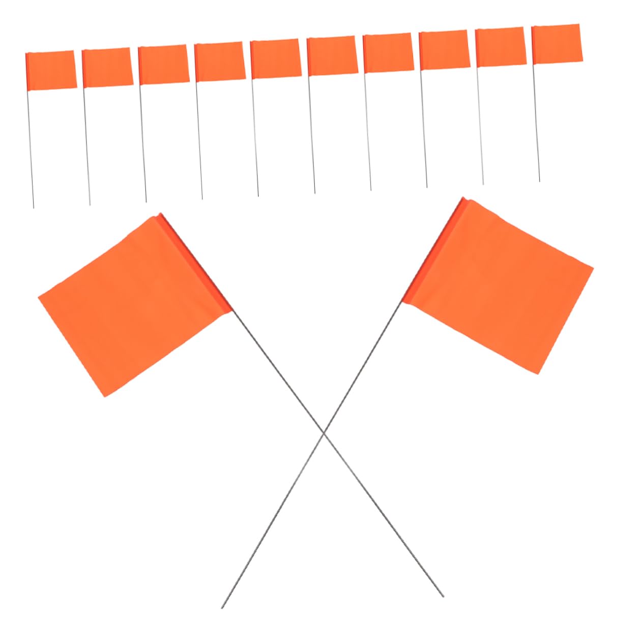 PartyKindom Versatile 100pcs Marking Flags Garden Irrigation Flags for Yard Supplies Landscape Surveying