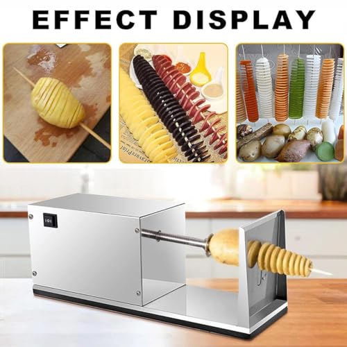 Cortadora en Espiral Eléctrica para Papas y Verduras miniatura 2