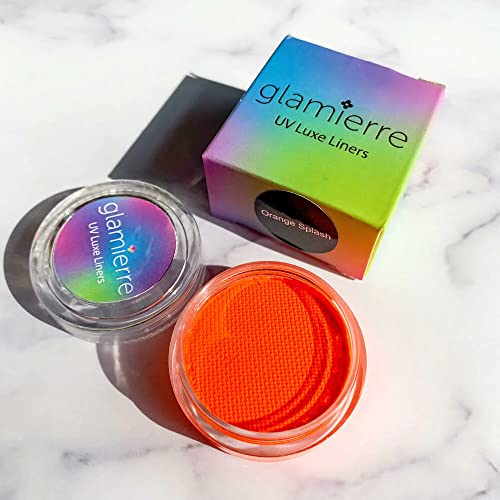 Delineador Neon UV Naranja Activado por Agua miniatura 1