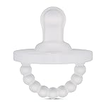 Ryan & Rose Cutie PAT Pacifier Teether (Flat, Clear)