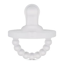Ryan & Rose Cutie PAT Pacifier Teether (Flat, Clear)