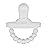 Ryan & Rose Cutie PAT Pacifier Teether (Flat, Clear)