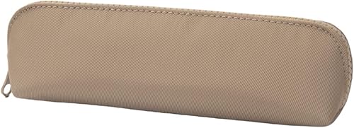 Miniatura 19 de Caja de lápices de lona de algodón y bolsa de lápices multifuncional simple con cremallera Almacenamiento portátil (negro)