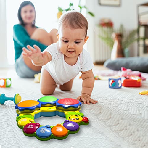 Baby Musical Toys 12-18 Months,Multi Musical Drum Piano Toys,Early Learning Education Music/Lights/,Toddler Toys Activity Center Toys Kids Christmas Birthday Gifts For 1 2 3 Year Old Boys Girls #TOP3
