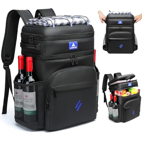 Laripwit Kühlrucksack 54 Dosen Thermo Kühltasche...