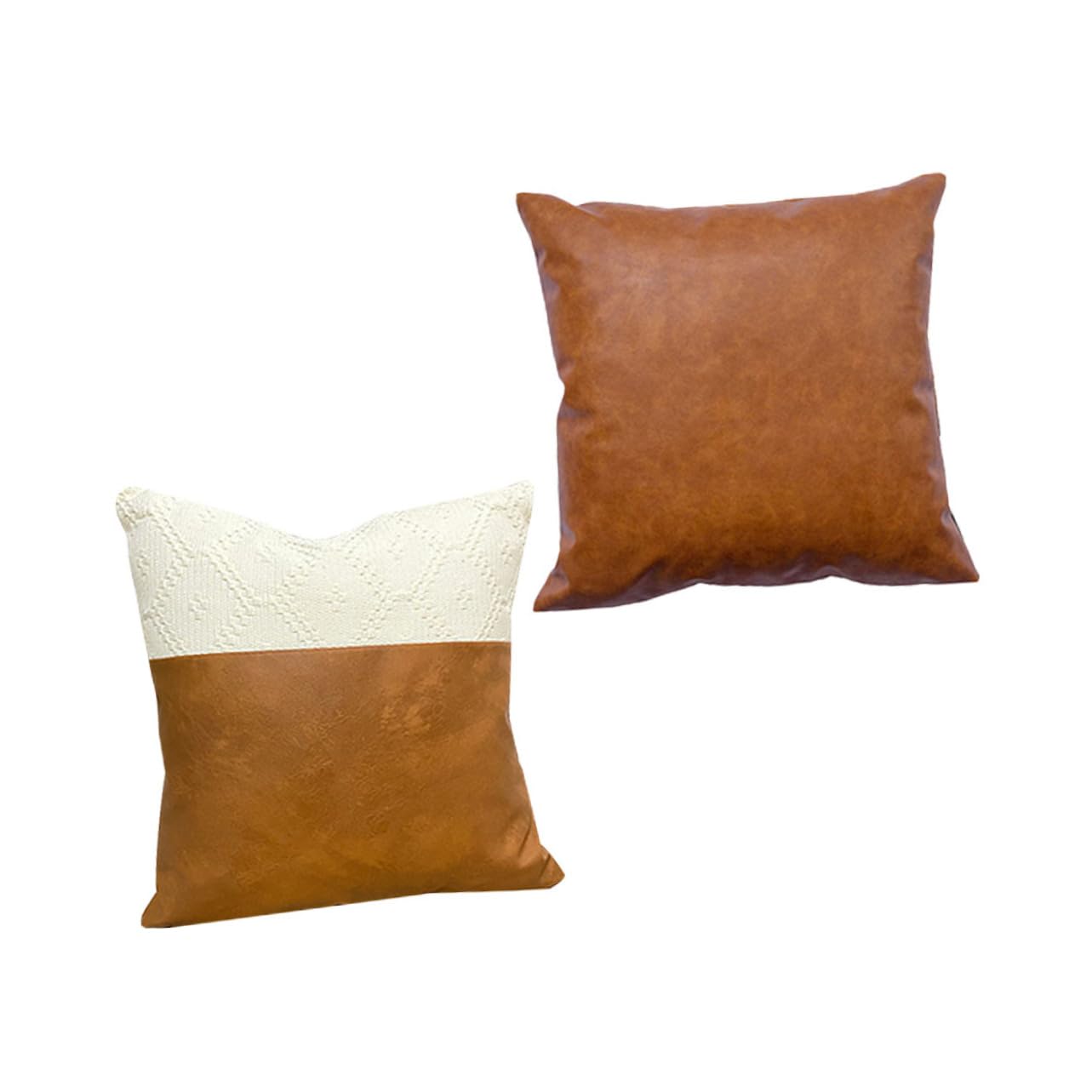 Housse de coussin nordique douce avec franges élégantes pour lit