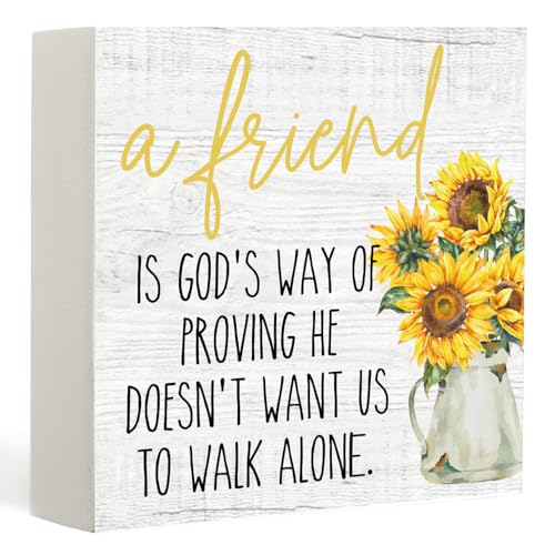 Friendship Gifts for Women, Inspirational Quotes Gifts for Friends, Positive Quotes Birthday Gift...