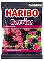 Haribo Berries, Caramelle Gommose, Gusto Frutta (More e Lamponi), Ideali per Feste e Dolci Momenti di Relax - 175gr