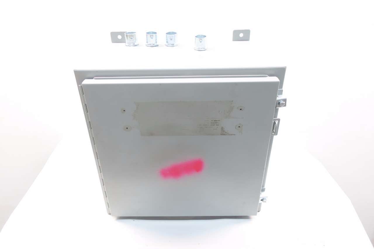 HOFFMAN A202008LP 20 IN STEEL 20 IN 8 IN WALL-MOUNT ELECTRICAL ENCLOSURE D574807