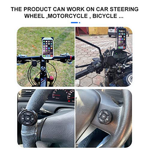 image for sonny Wireless Car Steering Wheel Control Remote Button for Bluetooth 