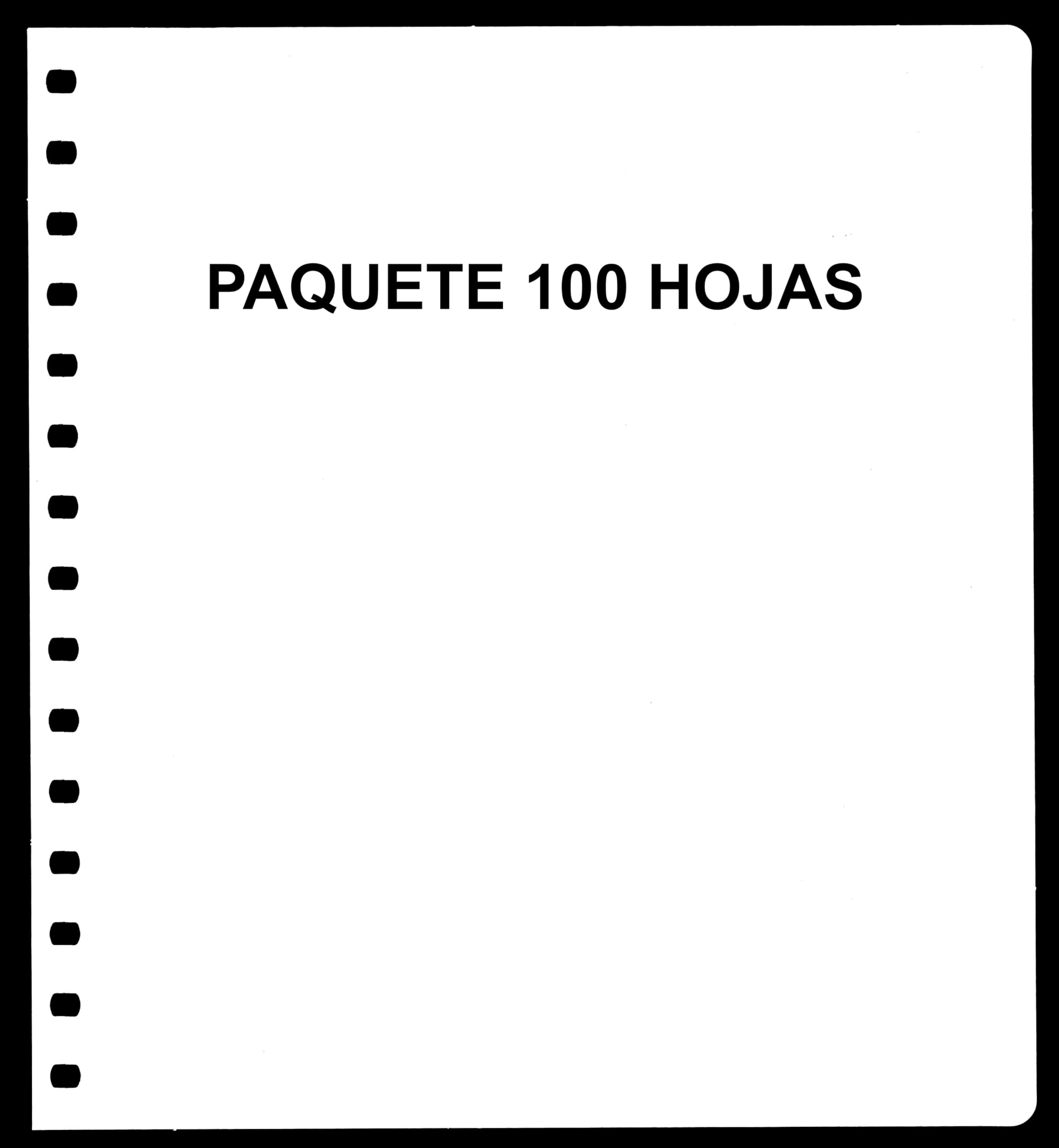 Paquete 100 Hojas EN Blanco 15 Agujeros tamaño Hoja 27 cm x 29,5 cm para COLECCIÓN Sellos