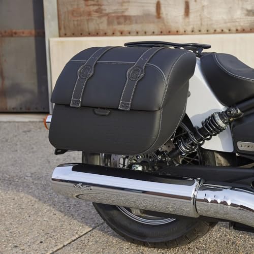 Alforjas Indian Motorcycle para Motocicleta Touring - Modelo 2890257-VBA, Negro, Vinilo miniatura 4