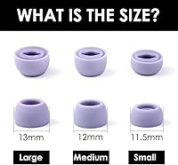 Vista 4 de 12 almohadillas de repuesto para los oídos Galaxy Buds Pro, 3 tamaños SML, fundas de silicona compatibles con Samsung Galaxy Buds Pro Teemade