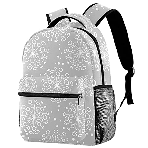 Petit sac à dos motif pissenlit avec poches pratiques - Taille Unique