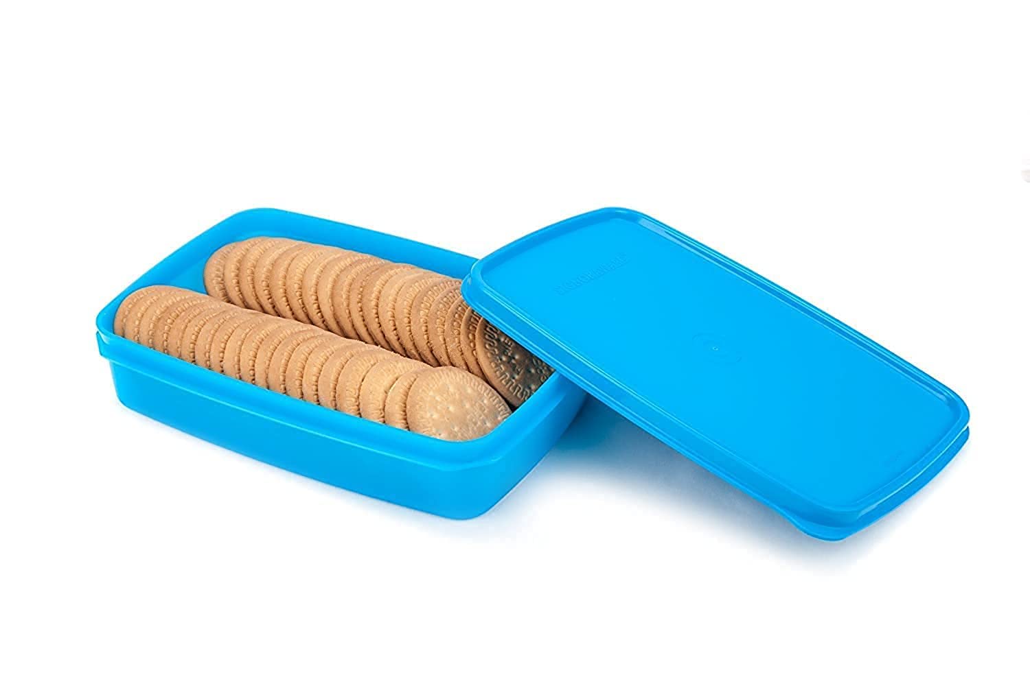 Signora Ware Crispy Flat Compatible Slim Box Plastic Container Box, Bpa Free Food Grade, Freezer Microwave Safe, Spill Proof Leak Proof Snack Lunch Box, Easy Fit In Any Bag (850Ml T Blue) (B00JJHDBEC) Amazon Price History, Amazon Price Tracker
