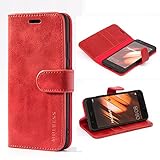 [Tapa magnética] Funda Magnetica Huawei P10 para facilitar su uso. Un imán en la cubierta frontal asegura la carcasa exterior.