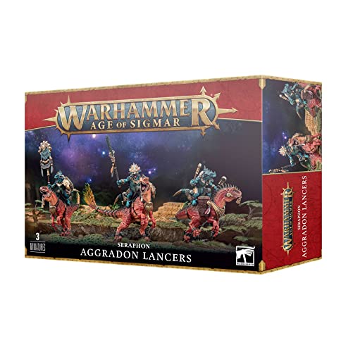 Warhammer Age of Sigmar Games Workshop Seraphon: Aggradon Lancers