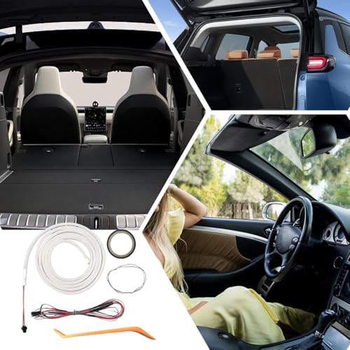 Luces de coche interiores con sensor automático y tira LED impermeable para maleteros 4