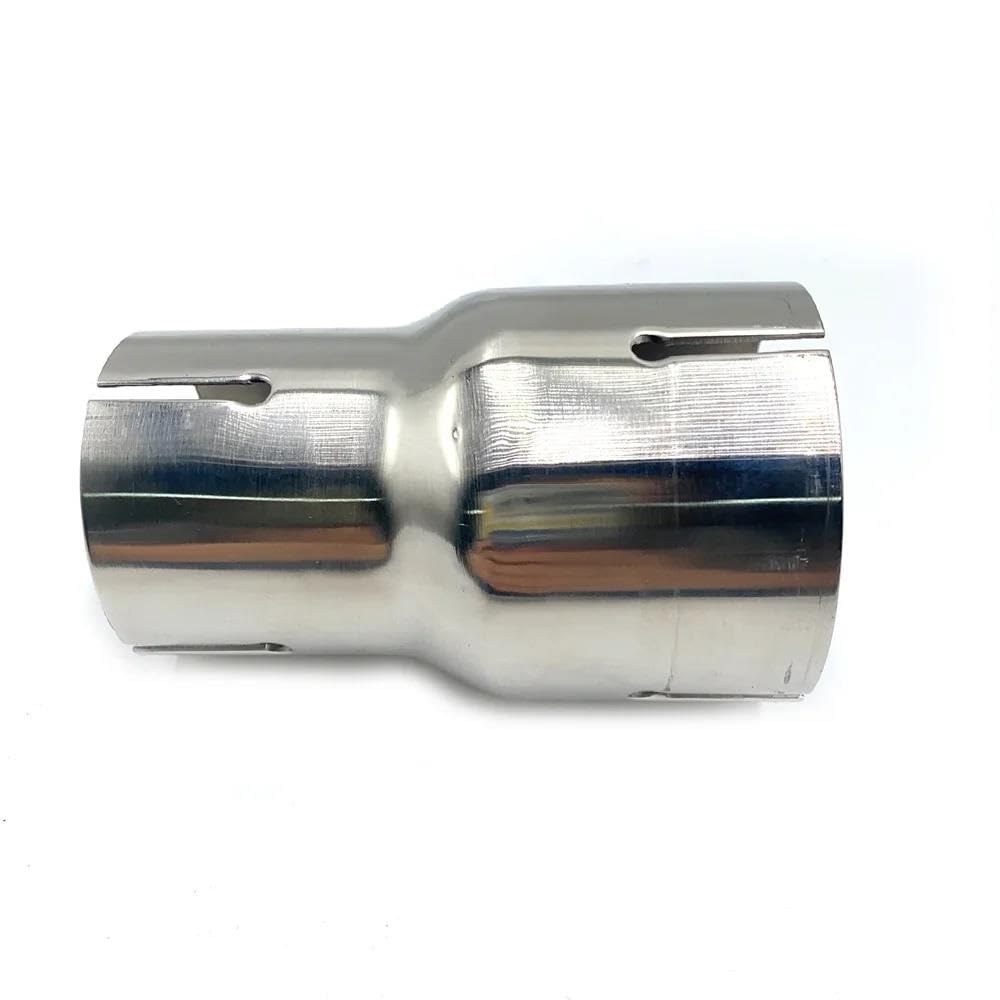 Cola de Escape Adaptador Reductor Tubo Escape Acero Inoxidable Accesorios Universales Coche Silenciador Soldado Cola Tubo Escape(54-63)