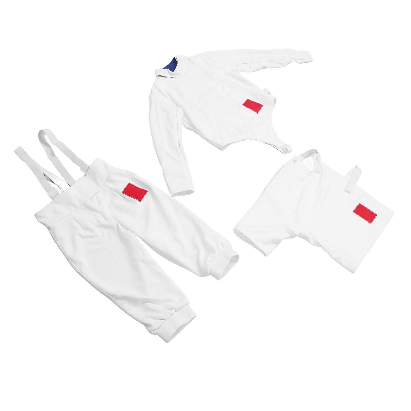 Traje de Uniforme de Esgrima CE350N Certificado para Niños y Jóvenes Ajuste Personalizable Transpirable