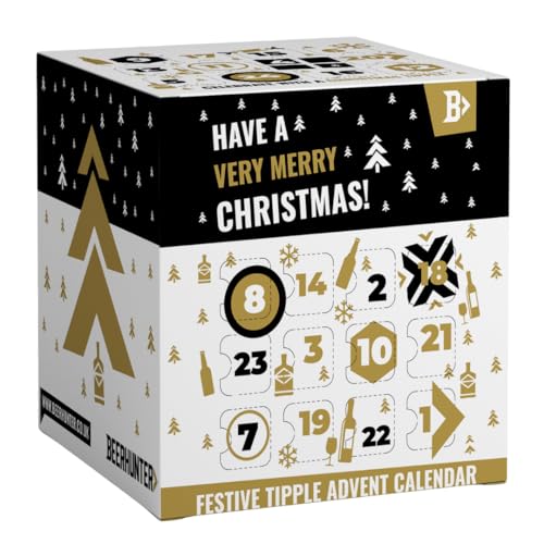The Mixed Tipple Christmas Advent Calendar Gift Box Limited Edition 2024 with Wine, Spirits, Craft Beer & Cocktails