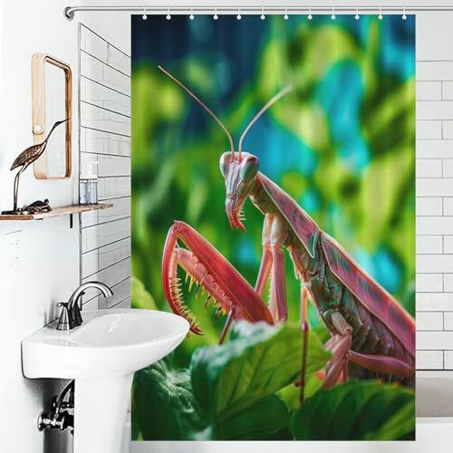Rideau de douche Praying MFourmiis imperméable pour salle de bain 122x183 cm