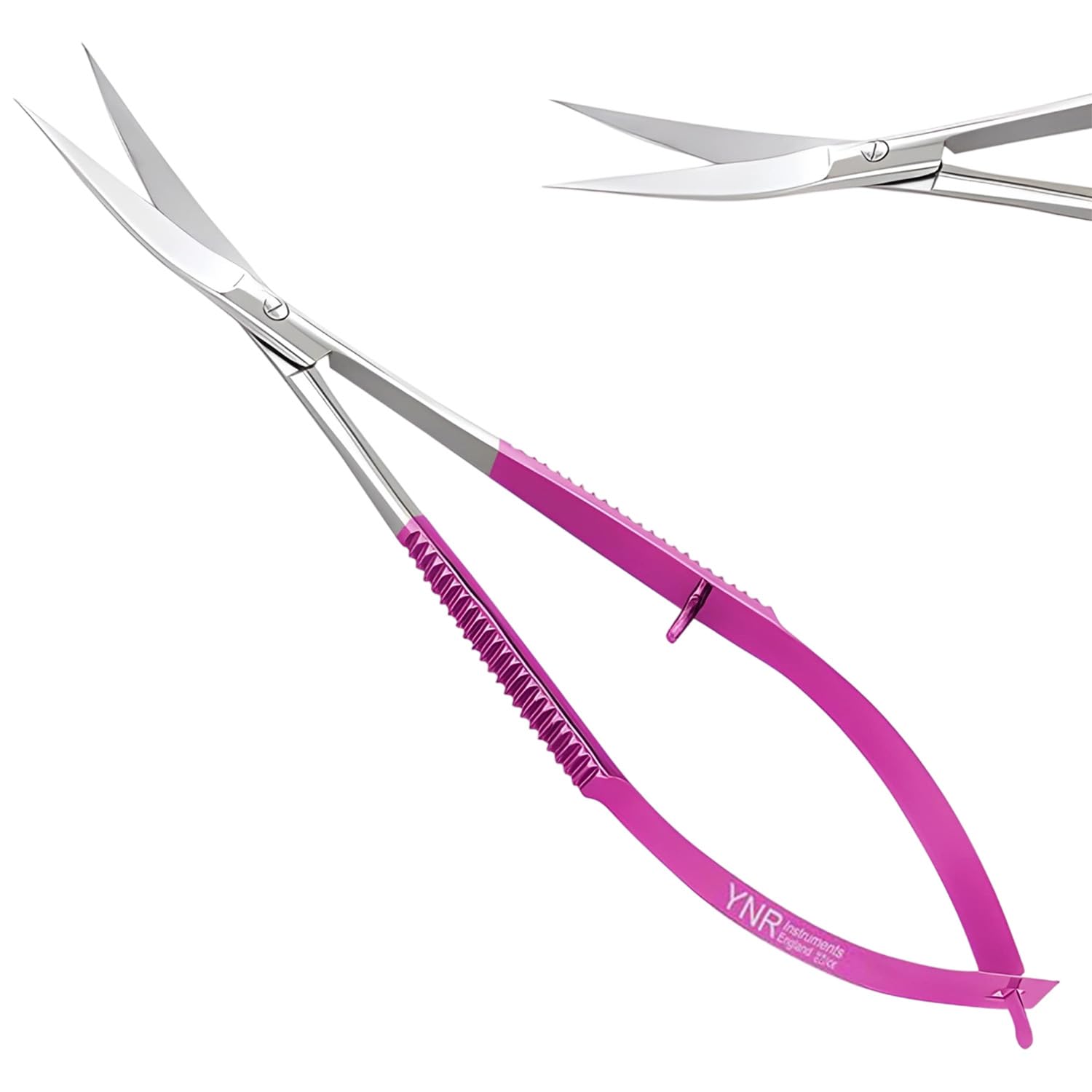 Spring Embroidery Scissors and Cross Stitch Sewing Craft Small Tool Scissor (Pink Curved)