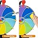 Mineup Glücksrad zum Drehen, 30cm Glücksrad zum Selbstgestalten, 10 Slots Glücksrad Spielzeug mit Radiergummi und Markierstift, Drehrad Glücksrad für Partys, Kneipen, Messen und Karnevalen