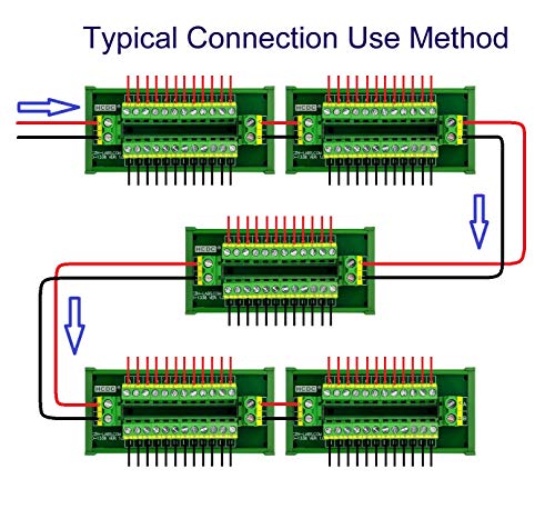 30Amp/300V 2X12 Position Terminal Block Distribution Module (Screw Mount) #TOP4