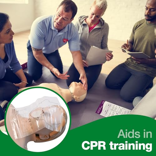 Safety First Aid Group Group HypaGuard Trainingsmännchen zur Beatmung, Gesichtsschutz auf einer Rolle (Packung mit 5)