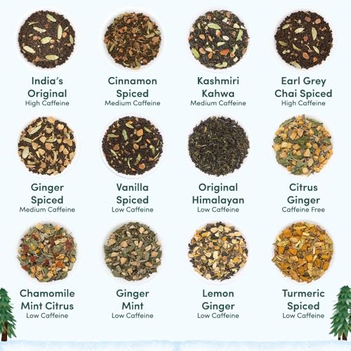 Image of Limited Edition - Advent Calendar 2026 Folding Gift Box | 24 Unique Loose Leaf Teas - Holiday Gift Pack | Christmas Advent Calendar 2026 for Adults, Advent Calendar 2026 Adult Women and Men | VAHDAM