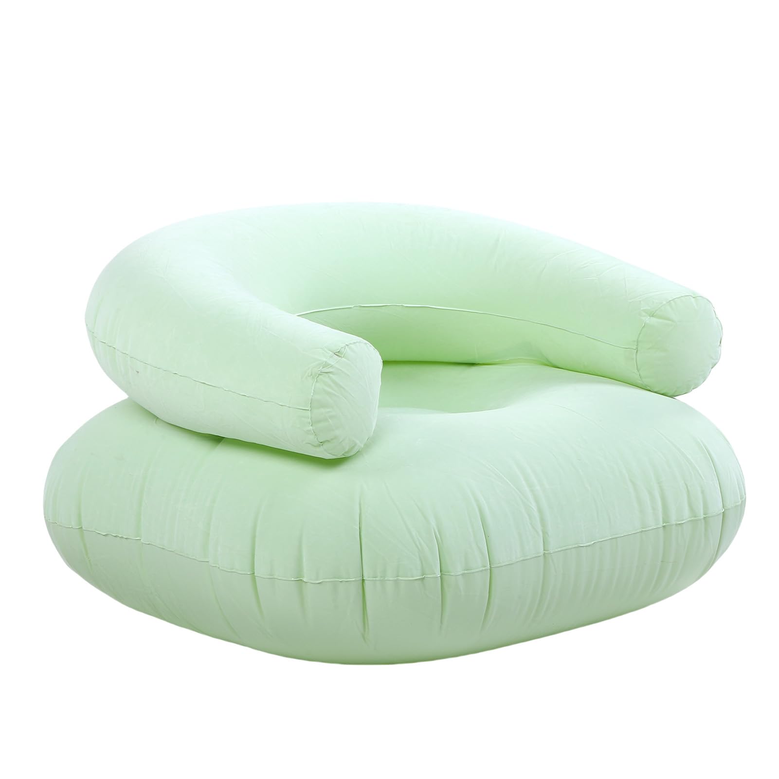 Sillón inflable en forma de U con respaldo suave y asiento cómodo
