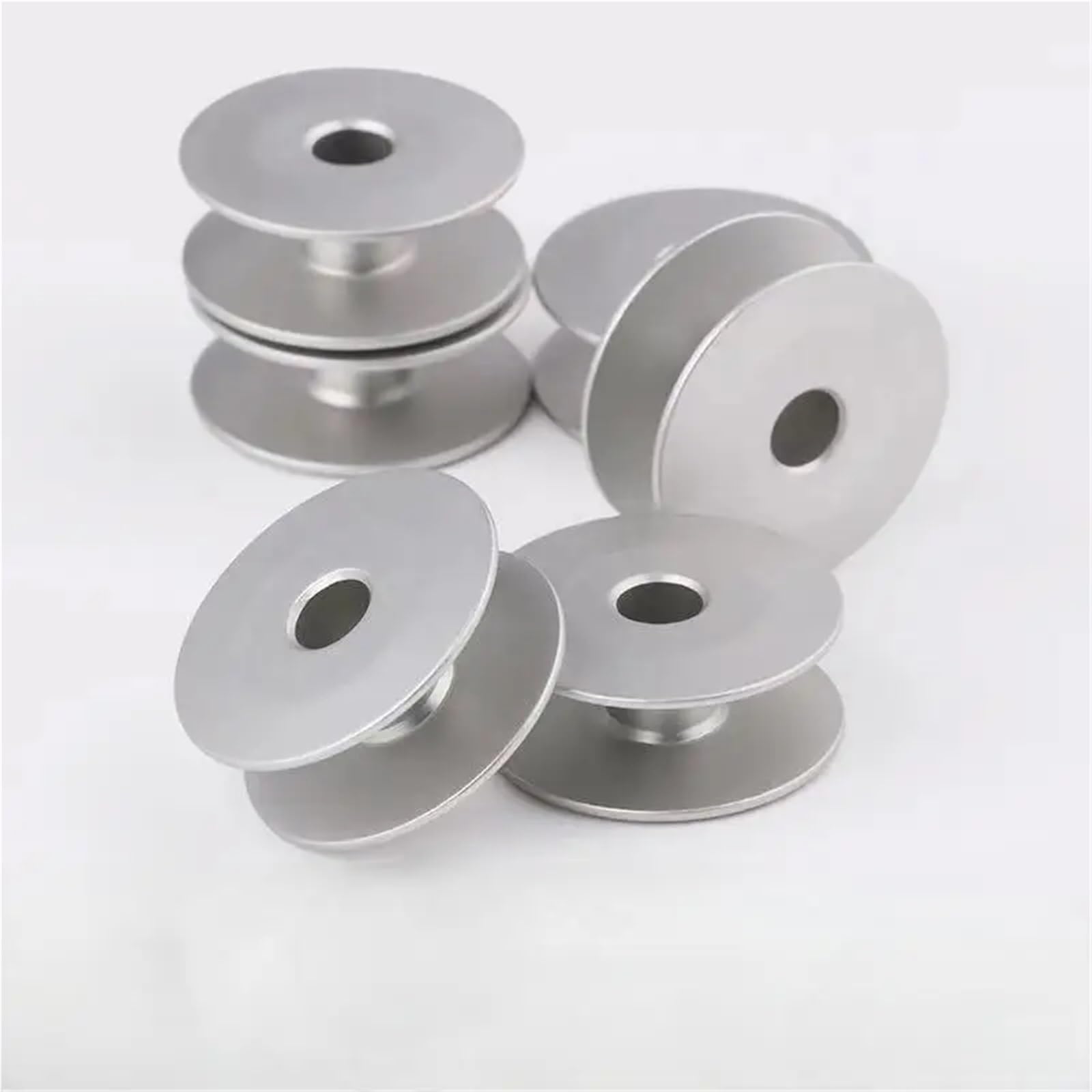 Bobinas de aluminio para máquina de coser - Juego de 10/20/30/40 piezas para máquina de coser (30 piezas)