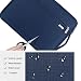 Voova 360°Protective Laptop Sleeve Case 13 inch, Waterproof Slim Computer Cover Bag with Handle Compatible with MacBook Air 13 M1/M2/M3/M4 2020-2025, MacBook Pro 13/14, IPad Air/Pro 13，Blue