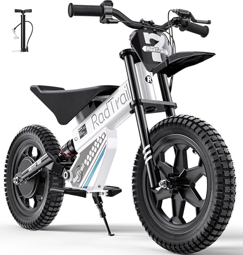 36V Kids Electric Dirt Bike, Peak 500W Brushless, 13 MPH