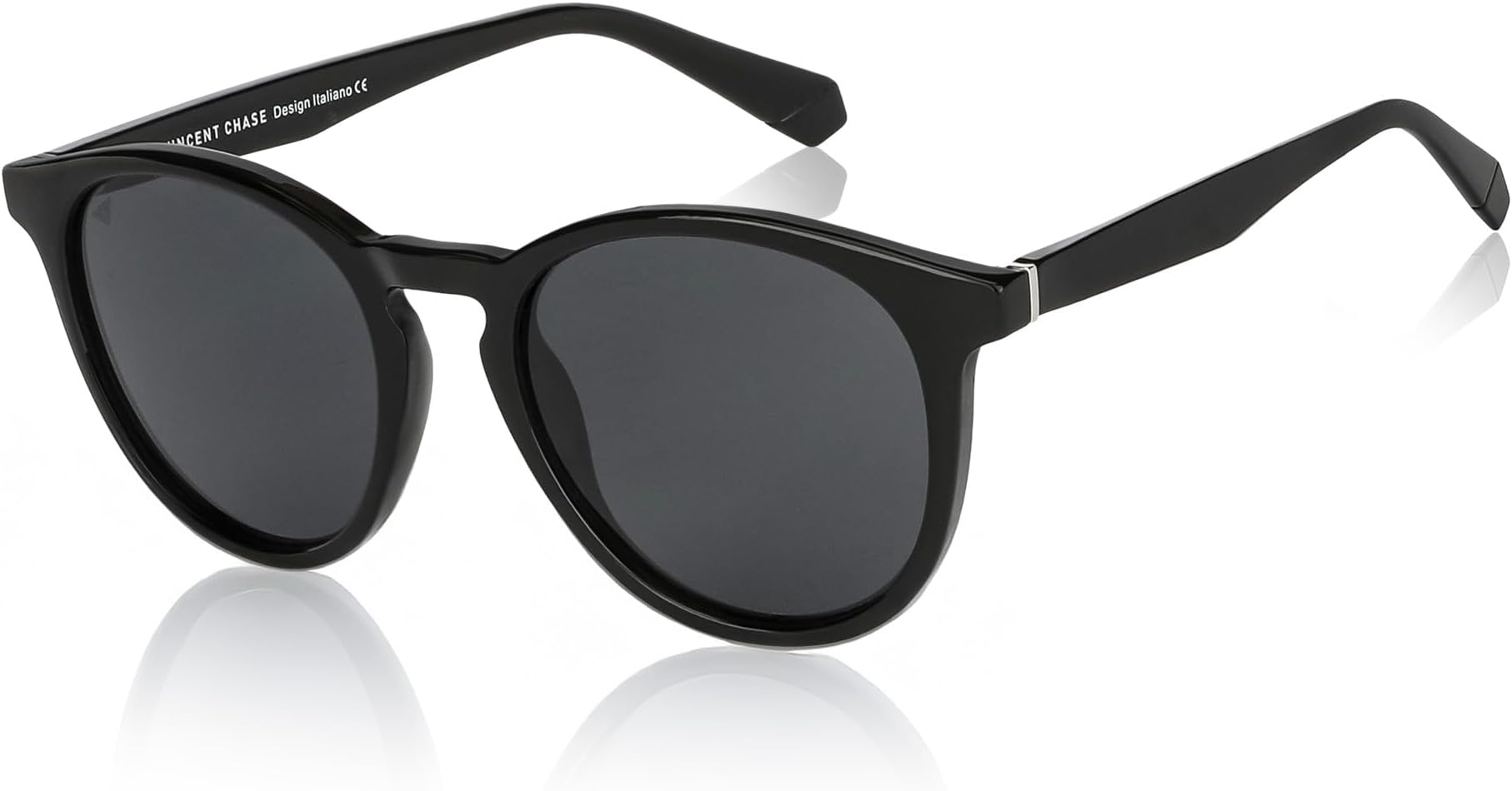 VINCENT CHASE EYEWEAR Unisex Adult By Lenskart | Full Rim Round | Polarization And 100% Uv Protected | VC S13972 Sunglasses
