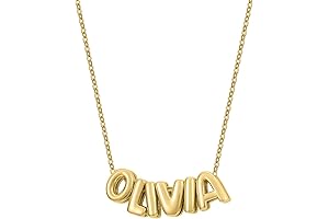Personalized O Letter Necklace in 18K Gold Plated Jewelry