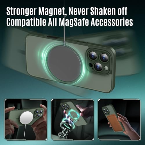 Image of Symcele Designed for iPhone 16 Pro Max Case, Alpine Green