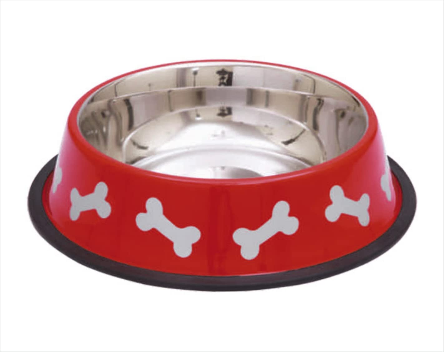 All4pets Dog Feeding Bowl, 5Oz/ 250 Ml. Red Color NonTip, Anti Skid