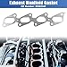 uxcell Exhaust Manifold Gasket Engine Intake Manifold Seal for Buick Encore 1.4L 2013-2021 for Chevrolet Cruze 1.4L 2011-2016 No.55565348