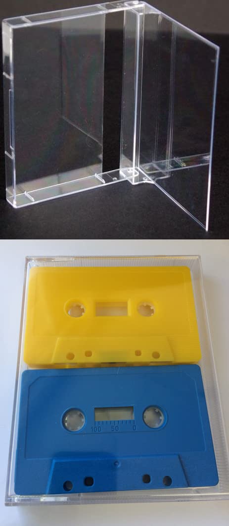10 Cajas/Estuches Dobles para Dos Cintas DE Cassette/Ref. 1606