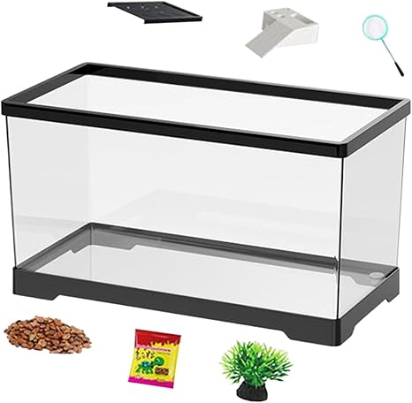 Amazon.com : Bottom Drain Aquarium Setup - Turtle Tank Kit, Reptile ...