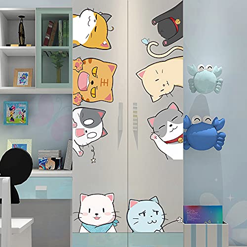 Vinilos Decorativos Gatos 8 Piezas Adhesivos para Pared miniatura 6