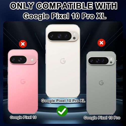 Shecaset for Google Pixel 10 Pro XL Case (2025),[Compatible with MagSafe][Glow in The Dark ] Magnetic Slim Shockproof Protective Women Girl for Google Pixel 10 Pro XL 6.8 inch,Purple - image 2