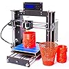 GUCOCO Intelligence Desktop 3D-Drucker DIY-Kits, Holz DIY Kit Prusa i3 3D Desktop Drucker, hohe Präzision DIY 3D-Drucker Druckgröße 200x200x180mm