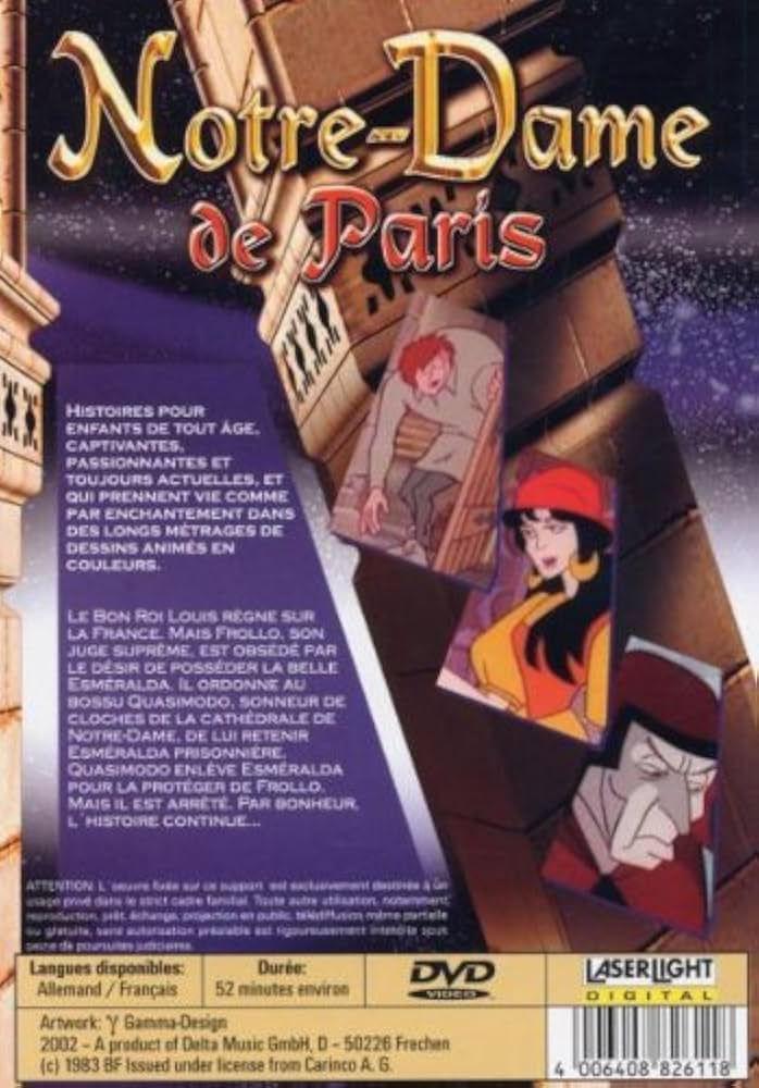 (未使用･未開封品)　Notre Dame de Paris [DVD] [Import] lok26k6 Notre Dame de Paris: Amazon.ca: Movies & TV Shows