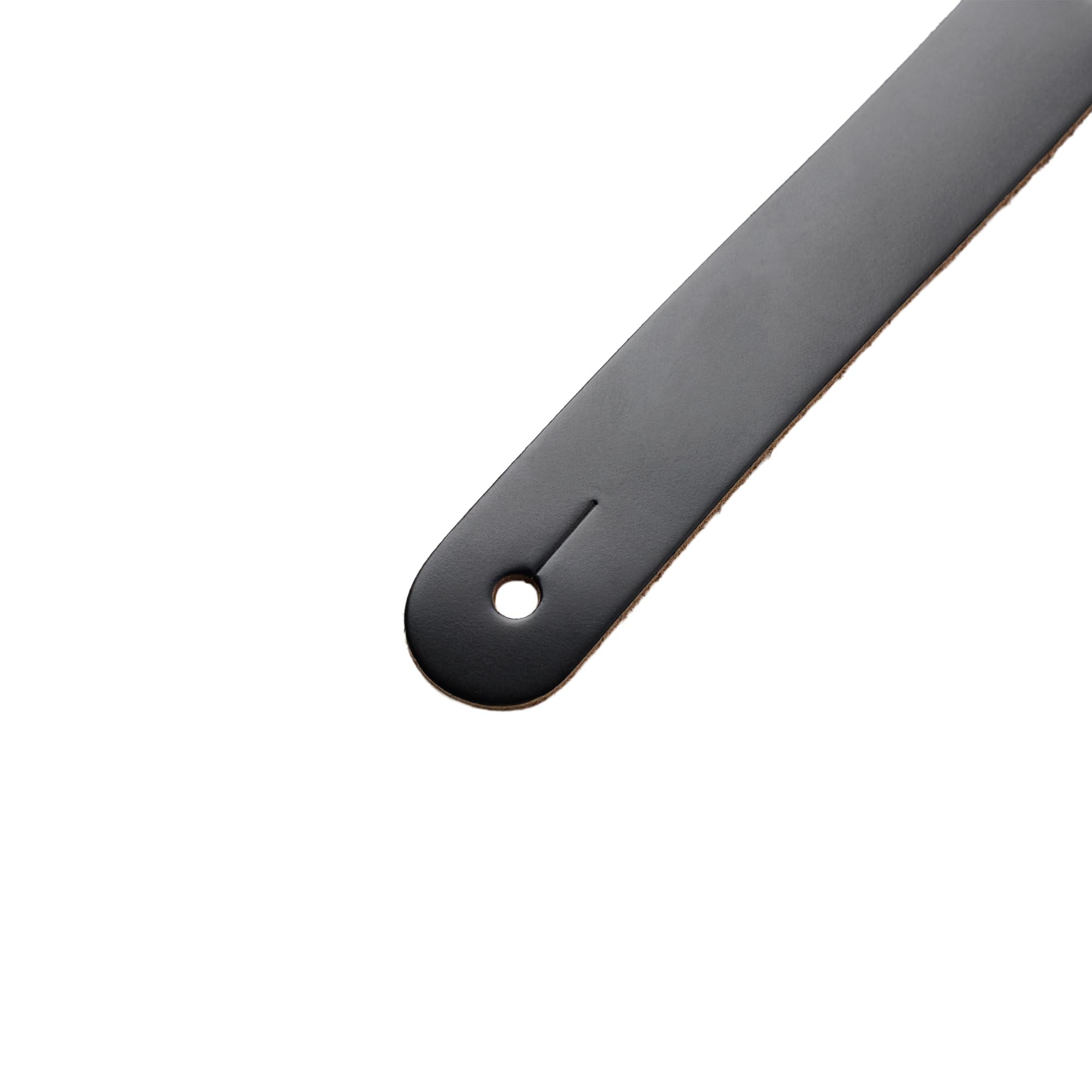 Levy's M4‐BLK 3.5-inch Leather Bass Guitar Strap ‐ Black