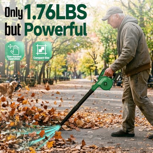 57% Off KIMO Cordless 4-in-1 Leaf Blower Vacuum Combo