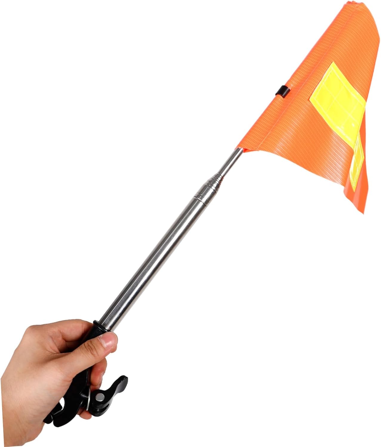 4pcs Telescopic Safety Flag Pole for Golf Cart Wheelchair Bike Durable Reflective Flag